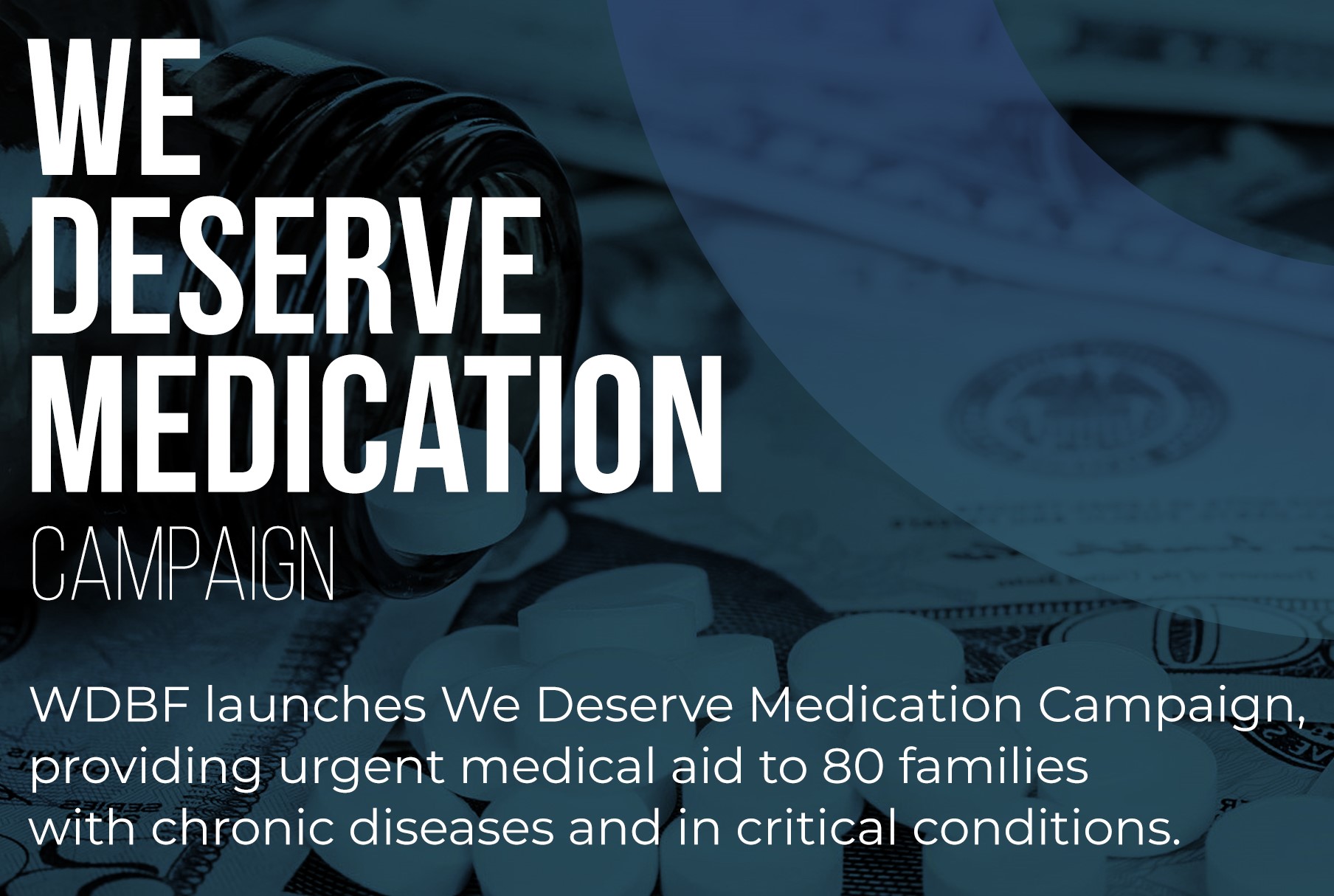 Help us secure monthly medication for 80 families!