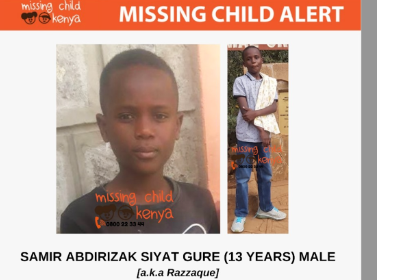 Help Abbie locate her LOST 13yo CHILD in Kenya