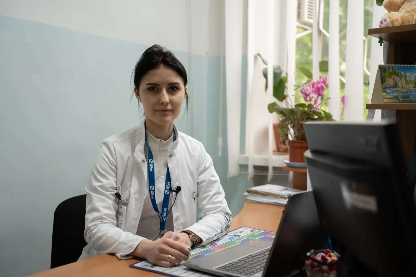 female physician in Ukraine