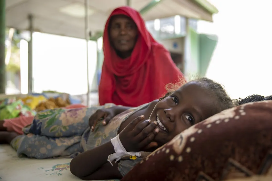 little girl laying down