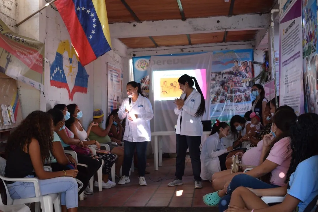 maternal health workshop in Colombia