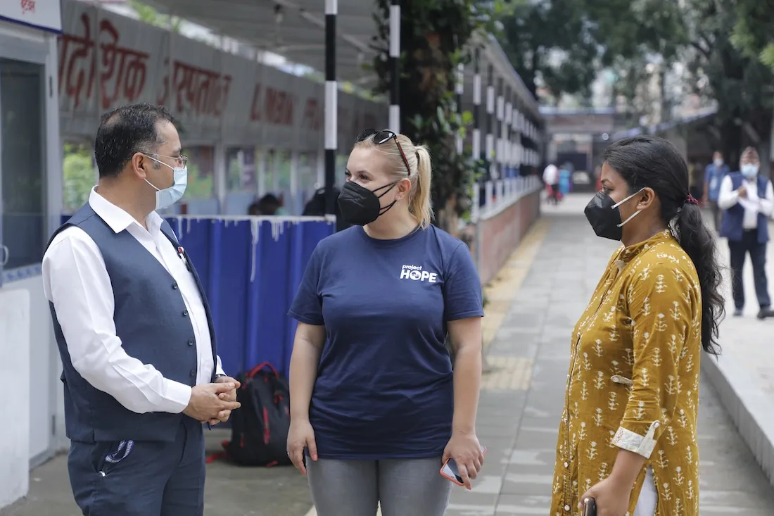 Project HOPE's Emilija Dukovski on the ground supporting our COVID-19 response in Nepal
