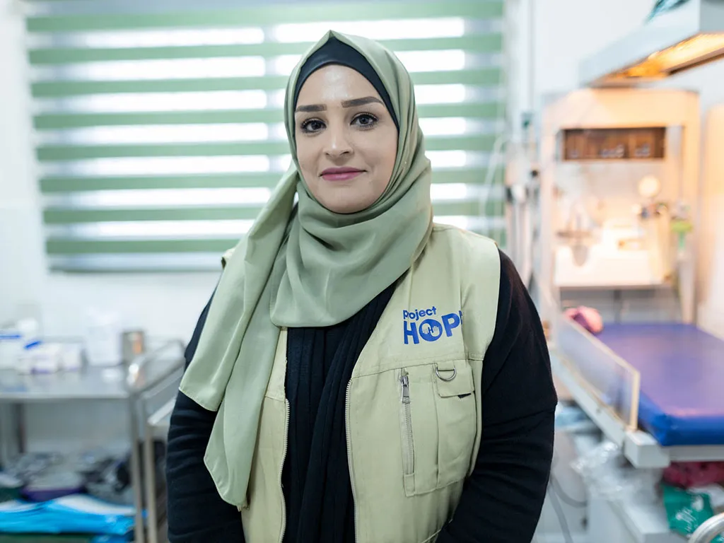 Medical doctor in Gaza